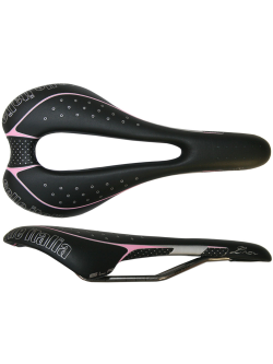 SELLE ITALIA อานนั่ง, SLR LADY FLOW, สีดำ (Road/MTB), S3