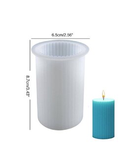 แม่พิมพ์ซิลิโคนทรงกระบอก ลายทาง