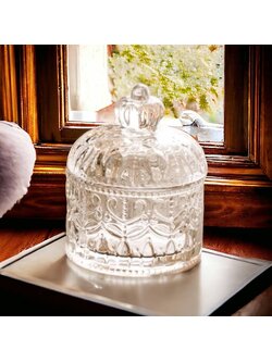 โหลแก้วมงกุฎฝาสูญญากาศ สำหรับเทเทียน สไตร์วินเทจ