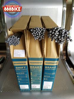 สายในเกียร์/เบรค SHIMANO แสตนเลสอย่างดี 1.2 x 2100MM/ 1.6 x 2050MM. (ราคาต่อ 1 เส้น )