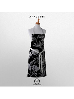 ผ้ากันเปื้อน พิมพ์ลาย Flowers II รหัส APA00015 #ผ้ากันเปื้อน #SOdAapron #SOdAHome