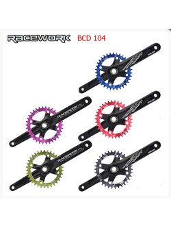 ชุดขาจาน RACEWORK FOUR ARM CRANKSET 36T, 38T ขาจาน 172.5มม.
