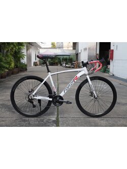 จักรยานเสือหมอบ MAXIMUS รุ่น FORZA-R ชุดเกียร์ SHIMANO 21SP เฟรมเหล็ก แข็งแรงทนทาน