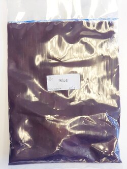 สีน้ำมันผง (ขีด) สีน้ำเงิน 100 g.