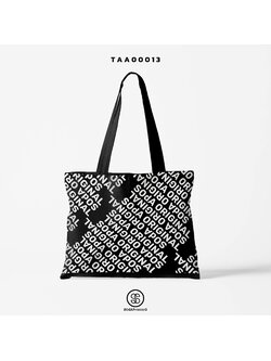 กระเป๋าผ้าช็อปเปอร์ SOdA Original II รหัส TAA00013 #SOdABag #SOdAPrintinG #กระเป๋าShopper #กระเป๋าผ้าสะท้อนน้ำ