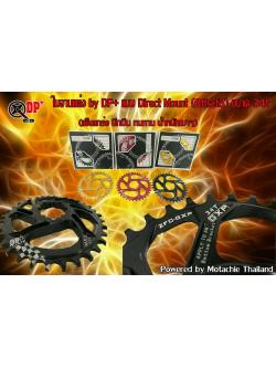 ใบจานแต่ง DP+ (แบบ Direct Mount) ขนาด 34t OFFSET 3 for Sram GXP