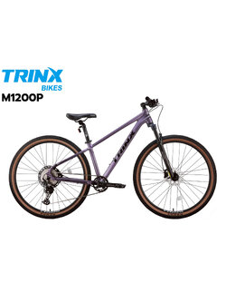 TRINX M1200P mountain bike, 29" wheels, 12-speed gears, NEW2025 aluminum frame, available in sizes 15", 17"