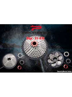 สเตอร์ PROMEND 9 SPEED CASSETTE 11-42T,CSMIXL42t เฟืองสวม 9