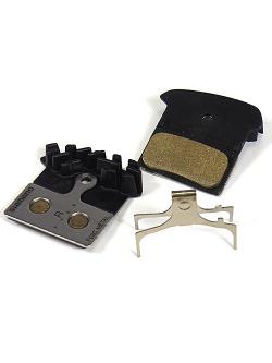 แผ่นยางเบรคดิส SHIMANO XTR Disc Brake Pads รุ่น BR-M985, w/Fin, Metal (มีปีกระบายความร้อน)