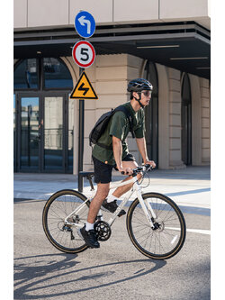 จักรยานไฮบริด ROCKBROS SPIN P2M เฟรมอลูมิเนียม Shimano Tiagra R4700 (2x10 สปีด) ล้อ 700c