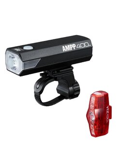 CATEYE ชุดไฟหน้า/ไฟท้าย, AMPP400/VIZ150, HLEL084RC+TLLD800