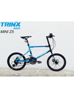 จักรยานมินิ TrinX Z5 24 สปีด เฟรมอลู ล้อ 20 นิ้ว, TRINX MY2020 (มีสินค้าฟ้าดำพร้อมส่งค่ะ)