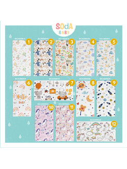 ผ้าเช็ดตัวเด็ก📌รหัส DCA00013-DCA00024พร้อมส่ง ฟรี 🎁กล่องของขวัญสุดหรู #SOdAbaby