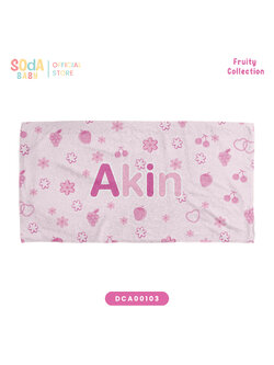 ผ้าเช็ดตัวเด็ก ลาย Berry family 🍒 Fruity Collection รหัส DCA00103 #ผ้าห่ม #SOdAbaby