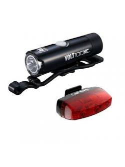 CAT EYE ชุดไฟหน้า/ไฟท้าย VOLT100XC, HL-EL051RC+TL-LD620-R