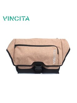 Vincita front bag for Brompton bicycles with shoulder strap and rain cover Vincita B207AX - BIRCH BROMPTON FRONT BAG 2.0