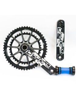 ชุดจานจักรยาน Litepro กะโหลกกลวง ขายาว 170mm BCD130 มีบังโซ่ในตัว จานจักรยาน