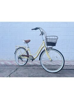 จักรยานแม่บ้าน Classique CITY BIKE พร้อมตะกร้า มีเกียร์ 7 สปีดชิมาโน่ ล้อ26นิ้ว