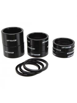 สเปเซอร์แหวนรองถ้วยคอมีเนียม FSA แหวนรองคอ , H2011, 1/8'', 5MM,10MM,20MM สีดำ(ระบุขนาดตรงหมายเหตุ)