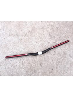 แฮนด์ยกเสือภูเขา TEAM ERTX RISER CARBON HANDLEBAR ยาว 720 มม. สีดำแดง แฮนด์ยกคาร์บอน