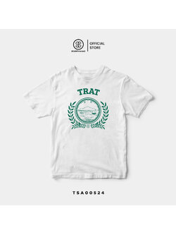 เสื้อยืด พิมพ์ลาย ตราสัญลักษณ์จังหวัดตราด Trat รหัส TSA00524 #ตราสัญลักษณ์จังหวัด #SOdAtee #SOdAPrintinG