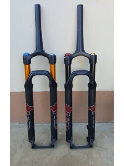 โช๊คลมจักรยาน S-FIGHT รุ่น AR1 คอครง/คอเทเปอร์ แกน 9 / 15 MM, มีสีดำ,สีทอง มีขนาด 27.5ER