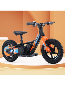 XAD เด็กซ์ จักรยานบาลานซ์ไฟฟ้า 21V 200W ล้อลม 12/16 นิ้ว – 2 โหมด ขี่/สไลด์ แบตฯ 24V วิ่งได้ 10 กม. สำหรับเด็ก 3-10 ขวบ