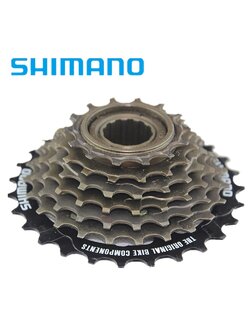 สเตอร์เกลียว SHIMANO 7-Spd, MF-TZ21-7 สปีด, 14-28T (สเตอร์เกลียว หรือ เฟืองเกลียว 7 สปีด)
