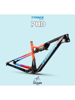 TRINX PHD PRO เฟรมเสือภูเขา Full Suspension คาร์บอน T800 29 นิ้ว BOOST 12x148 พร้อมโช้คหลัง ROCKSHOX ขนาด 165 mm. NEW 2023