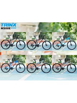จักรยานเสือภูเขา Trinx M500E เฟรมอลู 24 สปีด ล้อ 27.5 ดุมแบร์ริ่ง ,NEW 2021