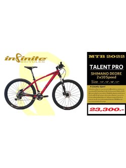 INFINITE TALENT PRO 2x10sp SHIMANO XT Rock Shox Recon Gold RL