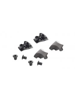 น๊อตใบจานพร้อมฝาปิด (4 ตัว), สำหรับจาน XTR FC-M9000-1 ชั้นเดียว, #Y1PV98101