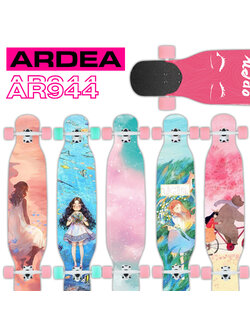 ARDEA AR944 Longboard 8 Layers Maple Wood (White Truck)
