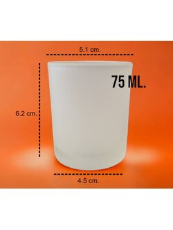 แก้วขุ่น ขนาด 2.6 oz. (75 ml.)