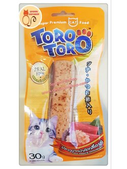 Toro Toro ขนมแมว โทโร โทโร่ รสปลาทูน่า หน้าคัทสึโอะบูชิ 30g