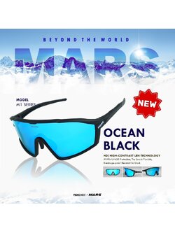 MARS M1 CYCLING SUNGLASSES PHOTOCHRONICS LENS