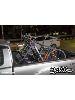 แร็คบรรทุกจักรยาน Hanuman Rack X2L Car Bike Rack สำหรับรถกระบะ ใส่ได้สองคัน 165CM.