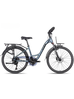 BATTLE Tuoge 300 Touring Bike – 26", 18-Speed, Hydraulic Disc, Butterfly Bar