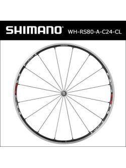 วงล้อชุด 700C WH-RS80-A-C24-CL, CARBON-ALLOY, 8/9/10-SPD