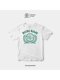 เสื้อยืด พิมพ์ลาย ตราสัญลักษณ์จังหวัดบุรีรัมย์ Buri Ram รหัส TSA00481 #ตราสัญลักษณ์จังหวัด #SOdAtee #SOdAPrintinG