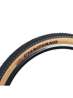 ยางนอกเสือภูเขาขอบลวด CHAOYANG "VICTORY" 27.5X1.95, H-5129 (W113138) tan wall (ขอบแก้ว)