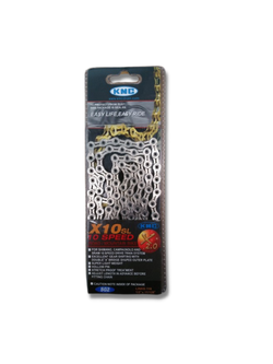 โซ่จักรยาน KMC X10SL, โซ่ 10 SPEED X2.0 สีเงิน