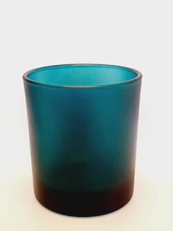 แก้วสี ขนาด 8.9 oz. (255 ml.) สีเขียวทะเล