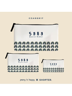เซ็ทกระเป๋าเคสคอม Magical Number 5989 CZA00018 #minimalstylebyPEARY