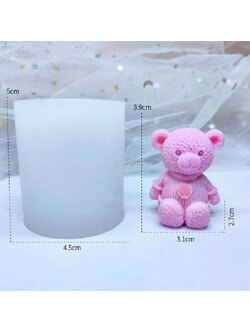 พิมพ์ซิลิโคน หมีหัวใจ