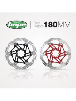 ใบดิสเบรค HOPE DISC ROTORS ,6 รู Laser cut and heat treated, 180MM