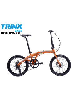 จักรยานพับได้ TRINX DOLPHIN2.0 Disc, 7 สปีด ,ดุมแบร์ริ่ง วงล้อ 20 นิ้ว, TRINX MY2020