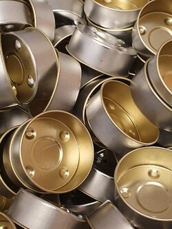 ถ้วยทีไลน์ แบบหนา 3.75x1.5 cm. แพ๊ค 100 ชิ้น