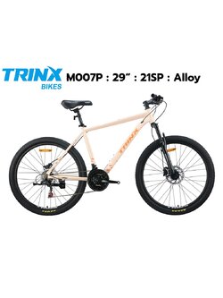TRINX M007 mountain bike, aluminum frame, hidden cable, Shimano 3x7 speed gear, oil brake