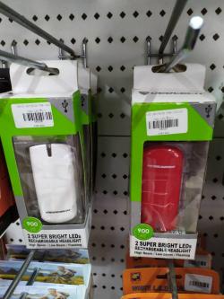 ไฟหน้า GEOTECH USB (GLI-001 USB) LED สว่าง 900 CD